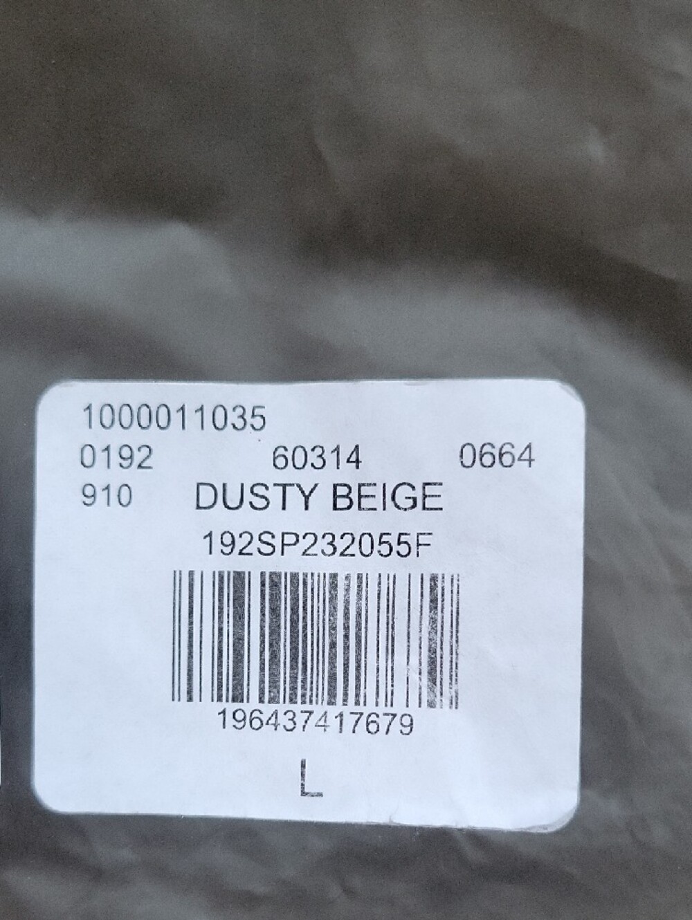 Essentials Fear Of God Autentic Dusty Beige Hoodie Size L New WT - Picture 6 of 8